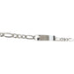 Esclava Hombre Pulsera Fígaro Plata 925 Placa Lisa 9 Mm