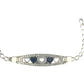 Pulsera Amistad Amor Corazon Con Zirconias Regalo Plata 925