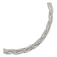 Pulsera Dama Esclava Trenzada Florentina Plata Pura Ley S925