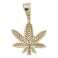 Dije Hombre Cannabis Marihuana + Cadena Regalo Chapa Oro 14k