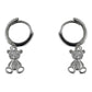 Juego Ositos Piedras Amor Amistad + Dije + Cadena Plata S925