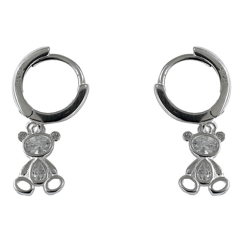 Juego Ositos Piedras Amor Amistad + Dije + Cadena Plata S925