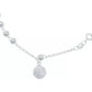 Pulsera Misterio San Benito Bola Lisa 4 Mm Unisex Plata S925 Plateado 6 Cm 18 Cm