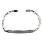 Pulsera Esclava Moderna De Placa Con Zirconias En Plata 925