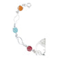 Pulsera Flores Rosa Piedra Natural Cuarzo Mujer Plata 925