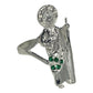 Anillo San Judas Tadeo Con Zirconias Plata Solida 925