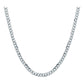 Cadena Cubana Cerrada Hombre Mujer Plata 925 60 Cm X 5 Mm Plateado