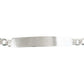 Esclava  Hombre Pulsera Cubana Plata 925 Placa Lisa 6 Mm