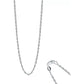 Cadena Delgada Torsal Mujer Plata Italy Ley 925 45cm X 1mm Plateado