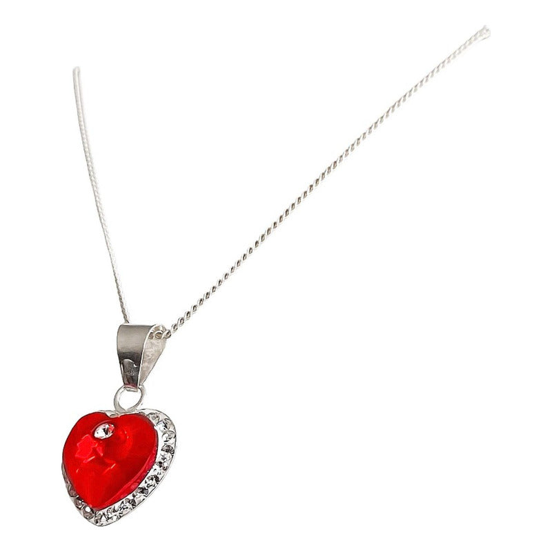 Dije Collar Chico Corazon Del Mar Titanic Amor Plata 925