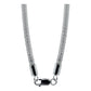 Cadena Tejido Malla Hombre Mujer Plata 925 60 Cm X 4 Mm