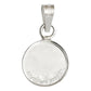 Dije Medalla Espiritu Santo Chica Plata Pura Ley 999