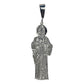 Dije Medalla San Judas Tadeo Mediano Zirconias Plata Ley 925