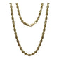 Cadena Torsal Hombre Chapa De Oro 14k Calidad Premium 5 Mm