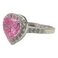 Anillo Solitario Corazón Compromiso Promesa Plata 925