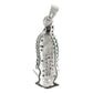 Dije Virgen De Guadalupe Mexico Zirconias Plata Ley 925 4 Cm
