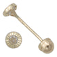 Arete Broquel Bisel Diamantado Zirconia Regalo 2.5 Mm Oro14k