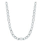 Cadena De Plata Ley 925 Hombre Mujer Fígaro 3x1 50 Cm X 4 Mm