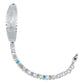 Esclava Ajustable Virgencita Guadalupe Zirconias Plata 925