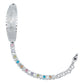 Esclava Ajustable Virgencita Guadalupe Zirconias Plata 925