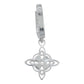 Arete Colgante Pendiente Nudo Bruja Triqueta Amor Plata S925
