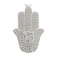 Dije Mano De Fatima Grande Ojo Zirconias Plata Ley 925