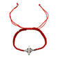 Pack 2 Piezas Pulseras Nudo De Bruja Artesanal Tejido Hilo Rojo 1 Cm 1 Cm