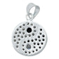 Collar Ying Yang Zirconias Equilibrio Plata Ley 925