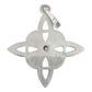 Dije Nudo De Bruja Amuleto Celta Laser Pavonado Plata 925