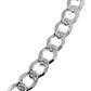 Cadena Barbada Diamantada Cubana Hombre Plata925 70cm X 1cm