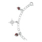Pulsera Ajustable Nudo Bruja Ojo Turco Colgante Plata S925