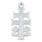 Dije Cruz Caravaca Mediano Angeles Regalo Hombre Plata 925