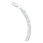 Pulsera Cuba Diamantada Cerrada Hombre Mujer Plata 925 5 Mm