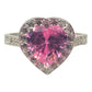 Anillo Solitario Corazón Compromiso Promesa Plata 925
