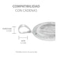 Dije Medalla Virgencita Guadalupe Zirconias Plata 925 2.3 Cm Blanco
