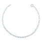 Pulsera Marinera Diamantada Regalo Mujer Plata 925 2.5 Mm