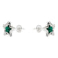 Juego Estrella Piedra Amor Regalo Mujer Promesa Plata 925