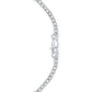 Esclava Ancla San Judas Tadeo Zirconias Unisex Plata 925