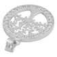 Dije Medalla Árbol De Vida Zirconias Mujer Regalo Plata 925
