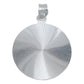 Dije Medalla Grande Diamantada Sagrado Corazón Plata 925