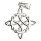 Dije Nudo De Bruja 8 Zirconias Mujer Regalo Plata Ley 925