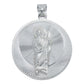 Medalla Con Doble Vista San Judas Virgen Guadalupe Plata 925