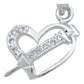 Dije Corazón Zirconias Inyección Mujer Regalo Plata 925