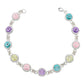 Pulsera Zirconias Piedras Mujer Dama Amor Regalo Plata 925