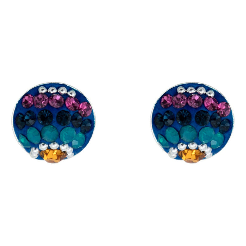 Colibri Dije Aretes Cadena Piedras Conjunto Chico Plata 925
