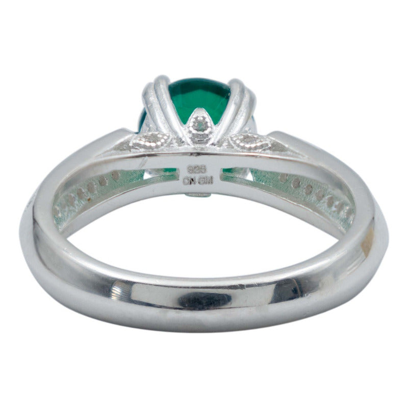 Anillo Solitario Mujer Regalo Promesa Amor Plata 925