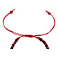 2 Piezas Pulsera Ojo Turco Suerte Protección Liston Rojo