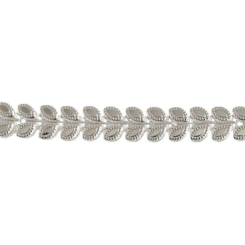 Pulsera Hojas Flor Natural Amor Amistad Regalo Plata 925