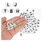 Armado Pulsera Bisuteria Letra 1200pzs + 100 Mts Hilo Nylon