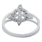 Anillo Nudo De Bruja Celta Zirconias Mujer Regalo Plata S925